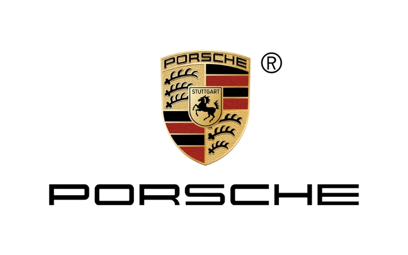 Mẫu logo Porsche hiện tại