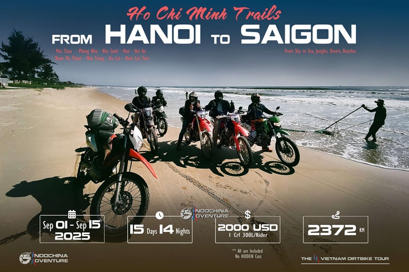 Đơn vị tổ chức du lịch bằng xe máy Indochina Adventure