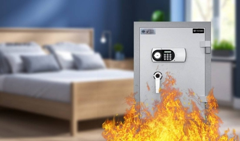kiểm tra khả năng chống cháy của két sắt